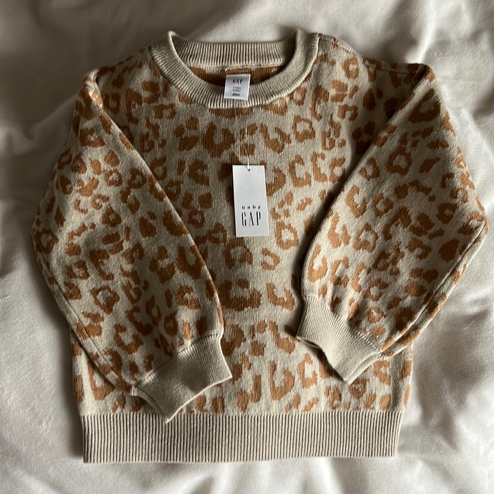 Gap Sweatshirt, 4t, brown/tan
